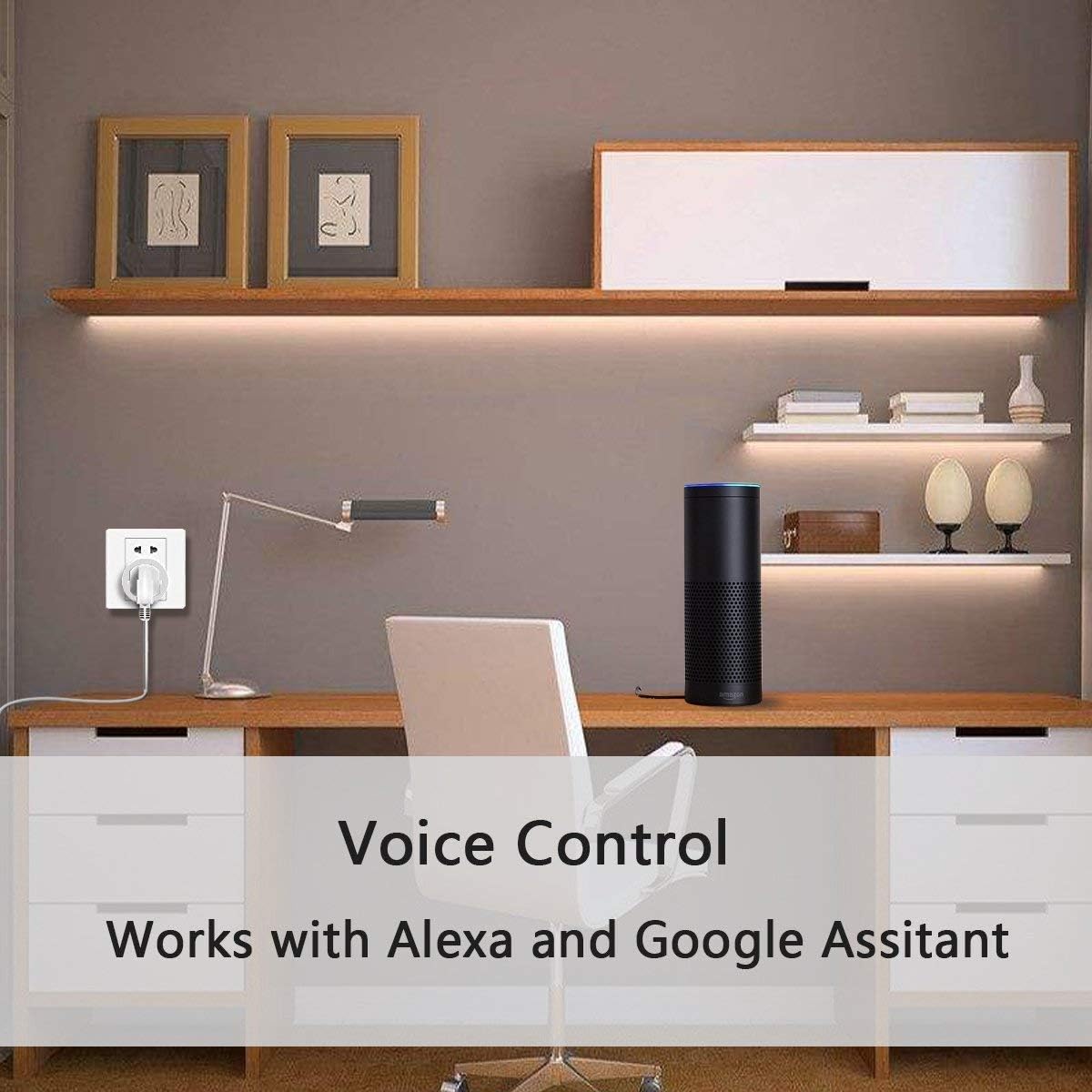 Smart Plug ,Compatible with Alexa Only ,Smart Outlet Bluetooth Mesh,Simple Setup with One Voice Command , Remote Control and Voice Control, ETL & FCC Certified, 4 Pack New (4 Pack) - Image 5