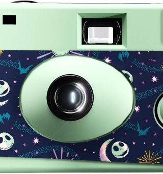 Disney Jack Skellington Disposable Camera with Flash – 20 Exposure Film – Jack Skellington Gifts for Women, Men and All Fans of Tim Burton’s The Nightmare Before Christmas (Mystic Jack)